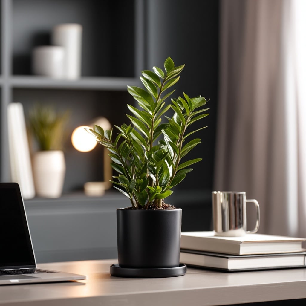 10 Best House Plants for Every Room in Your Home 6 ZZ Plant – Home Office