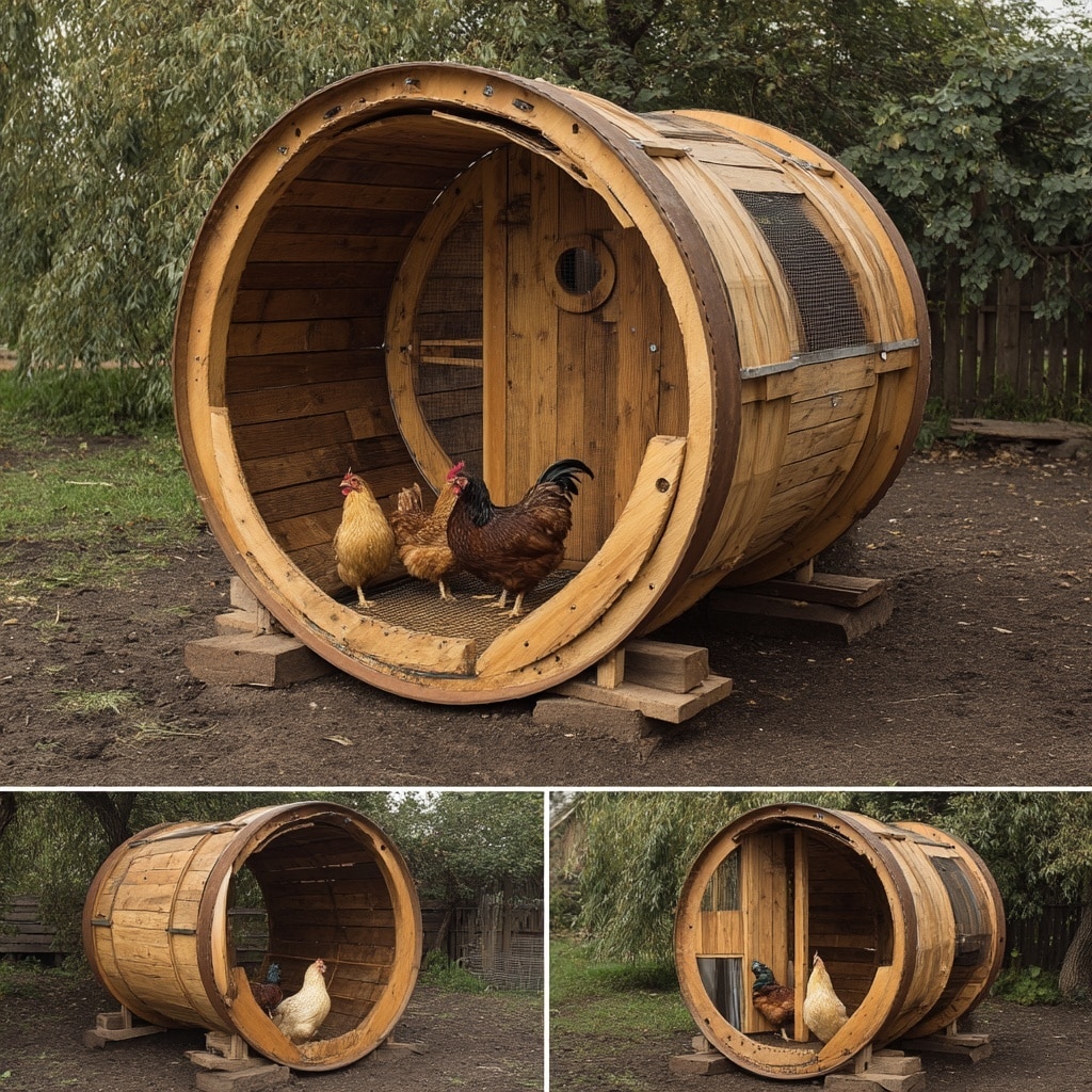 mpty Spools Chicken Coop