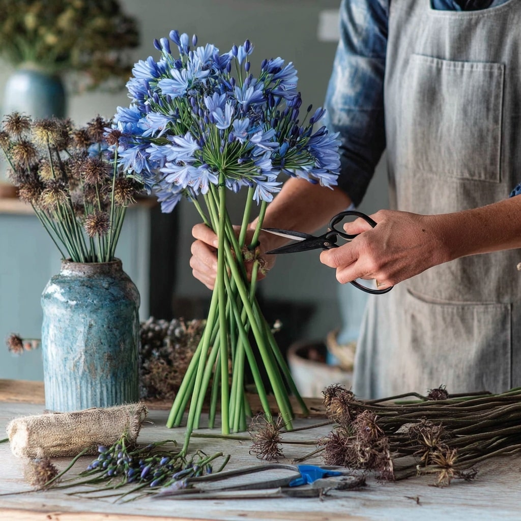 Blue Lily (Agapanthus) Care Guide for Stunning Blooms 9 . Harvesting Blooms and Saving Seeds