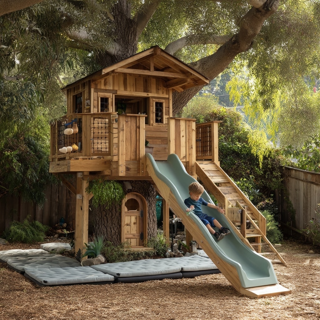 Cool Backyard Treehouse Ideas for Kids & Families