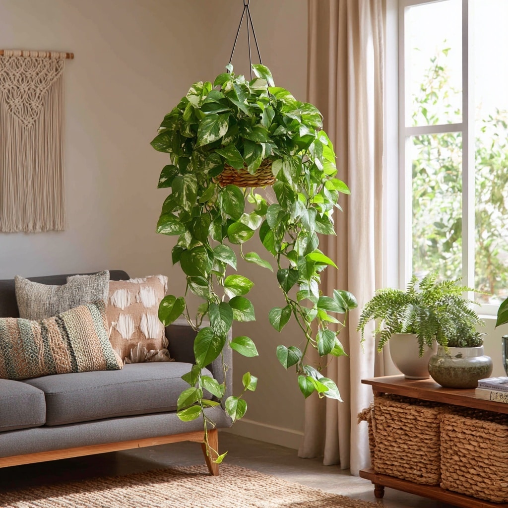 10 Best House Plants for Every Room in Your Home 7 Pothos – Living Room