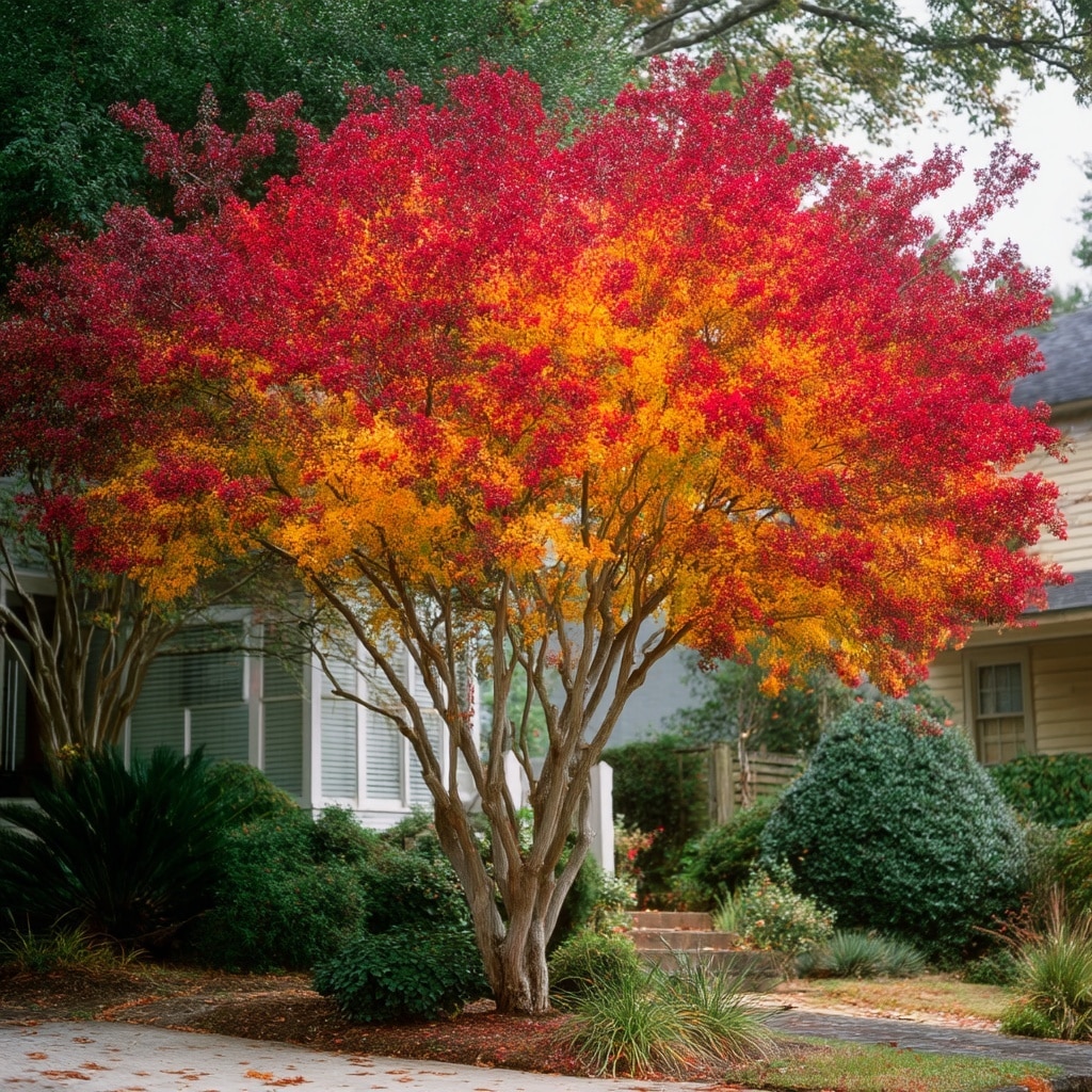 12 Best Fall Trees for Stunning Autumn Color 8 Crape Myrtle