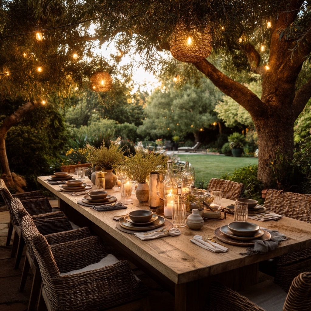 7 Outdoor Patio Ideas to Transform Your Backyard 8 Set Up a Dining Table for Shared Moments