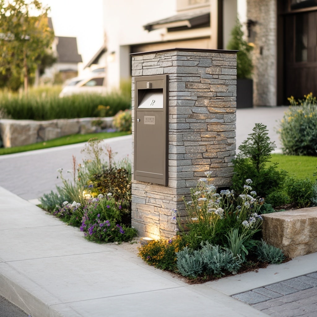 Custom Mailbox Landscaping