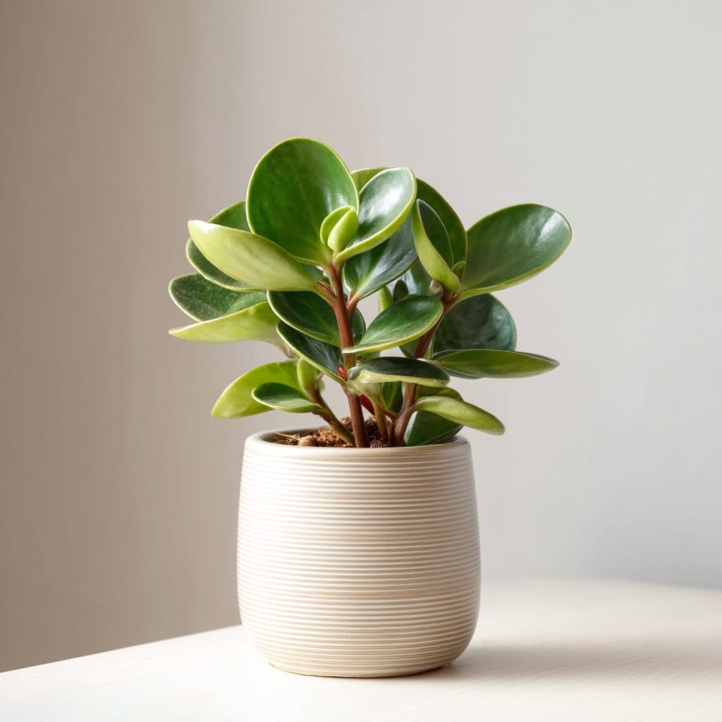 10 Small Plants That’ll Fit in Any Home 9 . Peperomia Obtusifolia