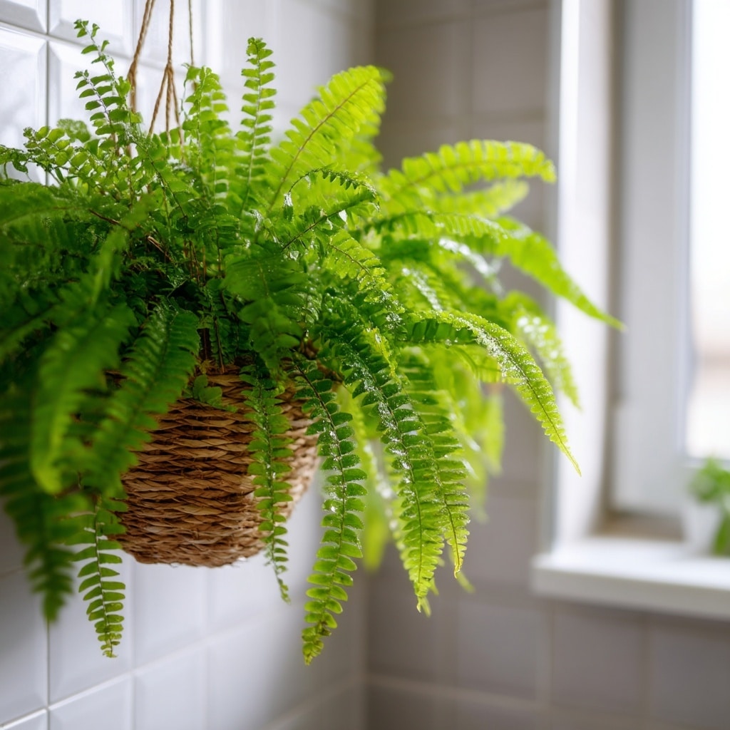 10 Best House Plants for Every Room in Your Home 10 . Boston Fern – Bathroom