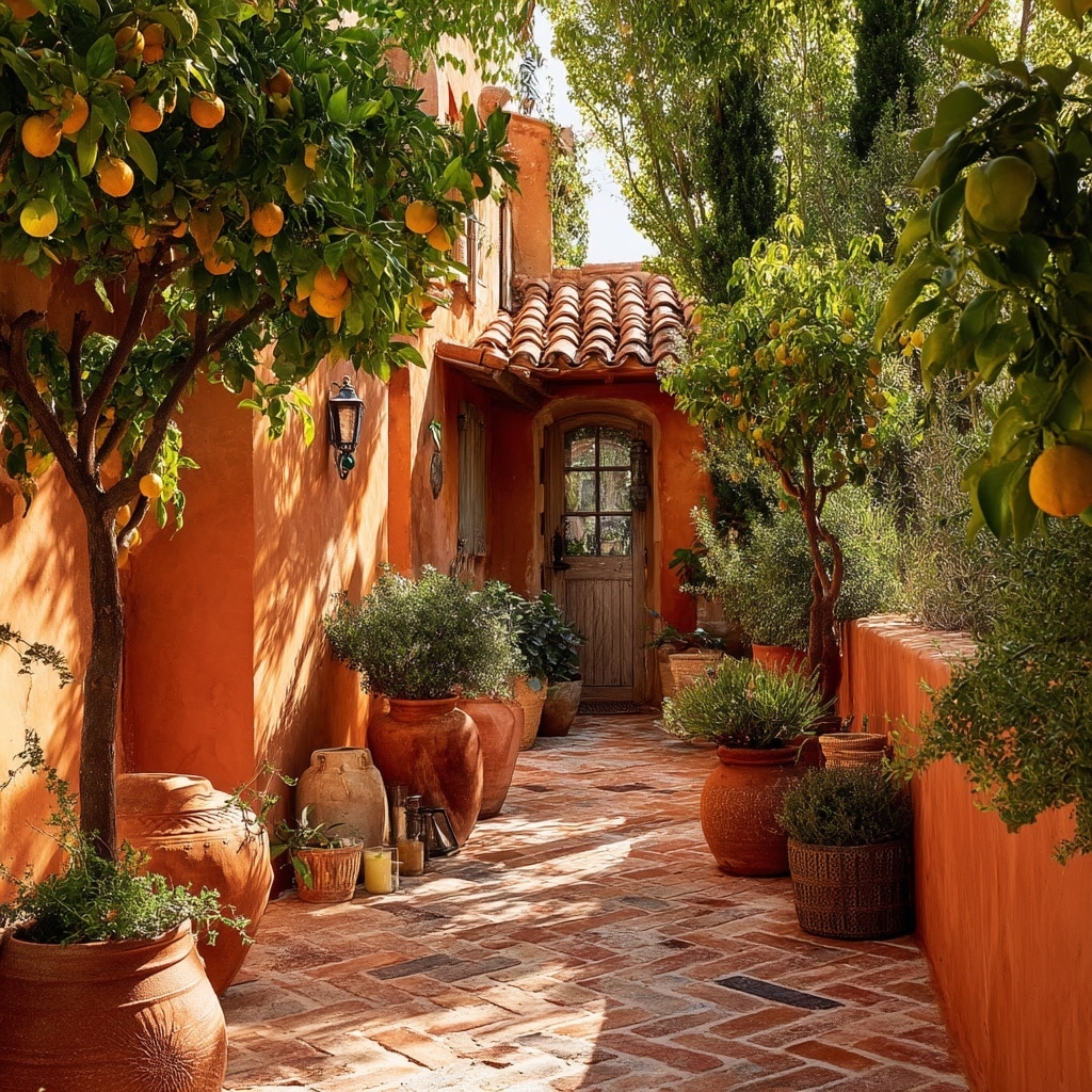 14 Mediterranean Backyard Ideas for a Stylish Retreat 12 Terracotta Accents