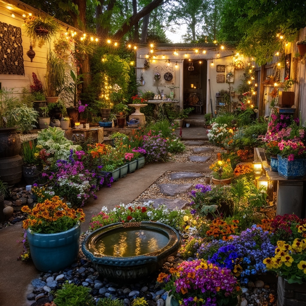 Simple Backyard Landscaping Ideas for Spring Fun 3 Add Beauty with Plants, Pots, and Decor