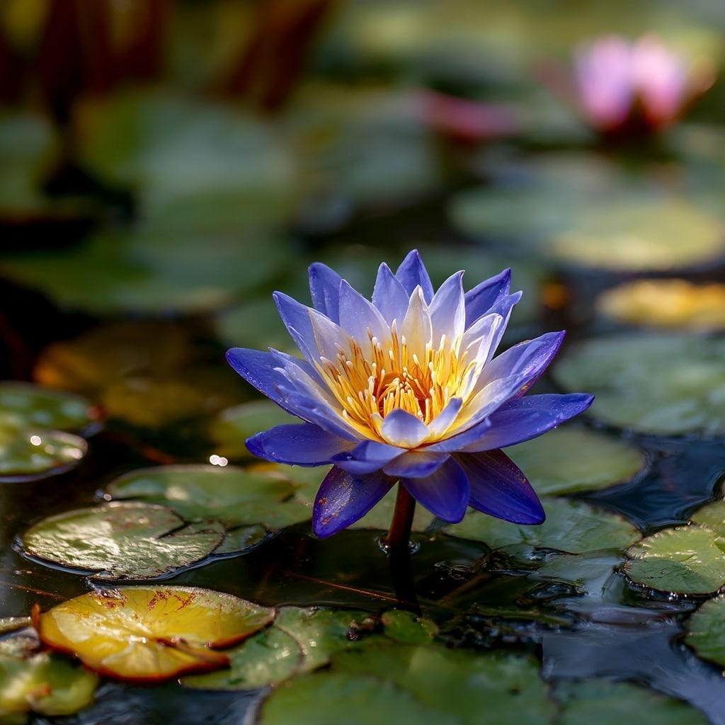 blue Water Lily (Nymphaea nouchali)