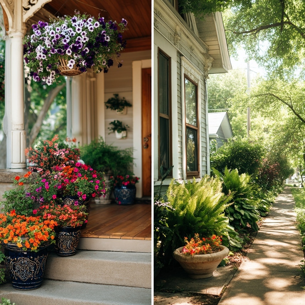 15+ Front Porch Plants and Pot Ideas for Instant Curb Appeal 6 Choosing the Right Plants for Sun or Shade