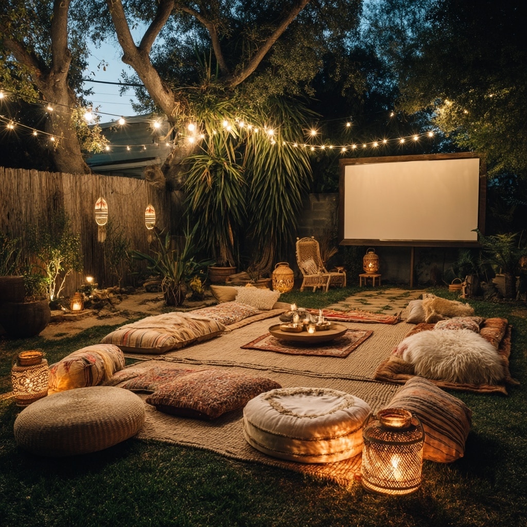 10 Backyard Ideas for Small Yards That Maximize Space 11 Consider a DIY Outdoor Cinema