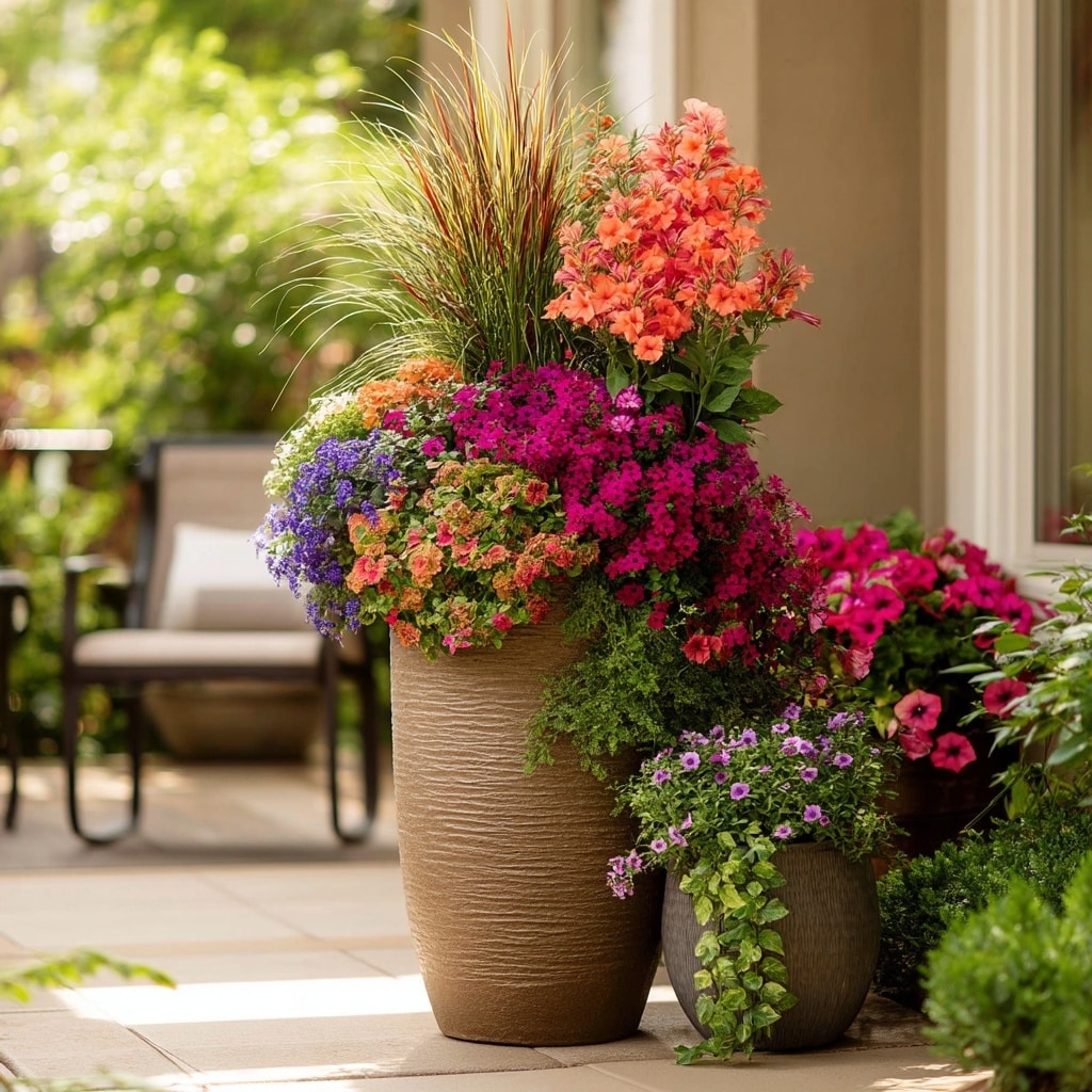 Container Garden Design Basics The Thriller, Filler, Spiller Method