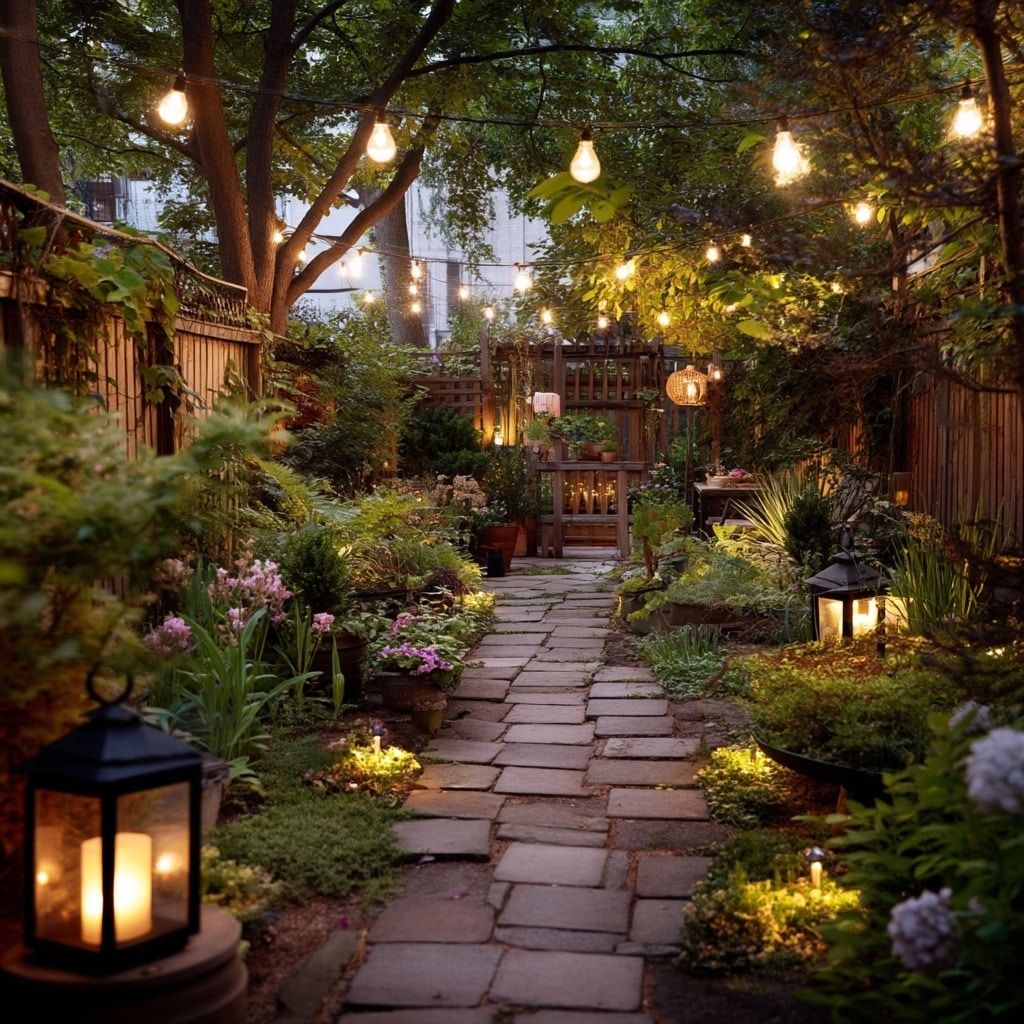 10 Backyard Ideas for Small Yards That Maximize Space 10 Create Outdoor Lighting Ambiance