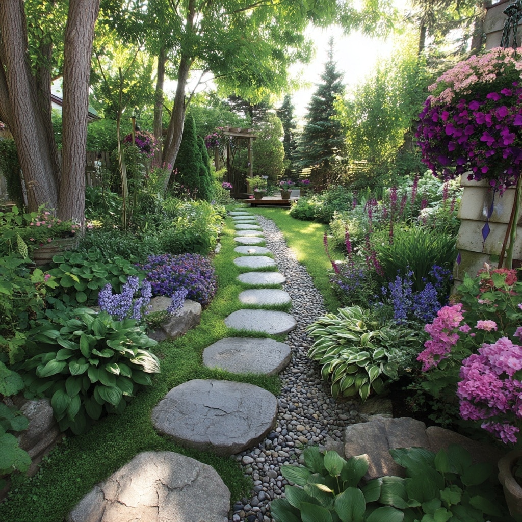 15+ Gravel Backyard Ideas for 2025 (Stylish & Low-Maintenance) 6 Crushed Stone Walkway
