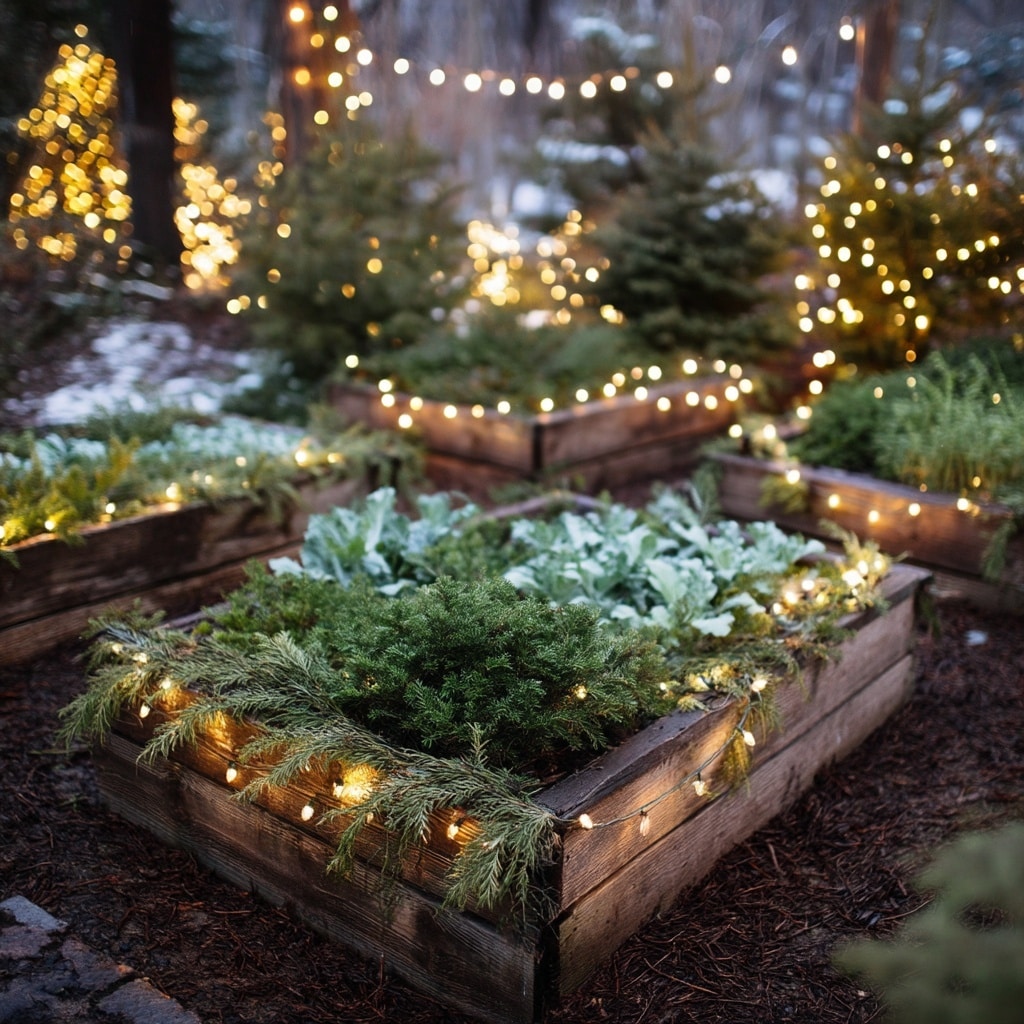 Evergreen Bed Lighting for a Subtle Glow