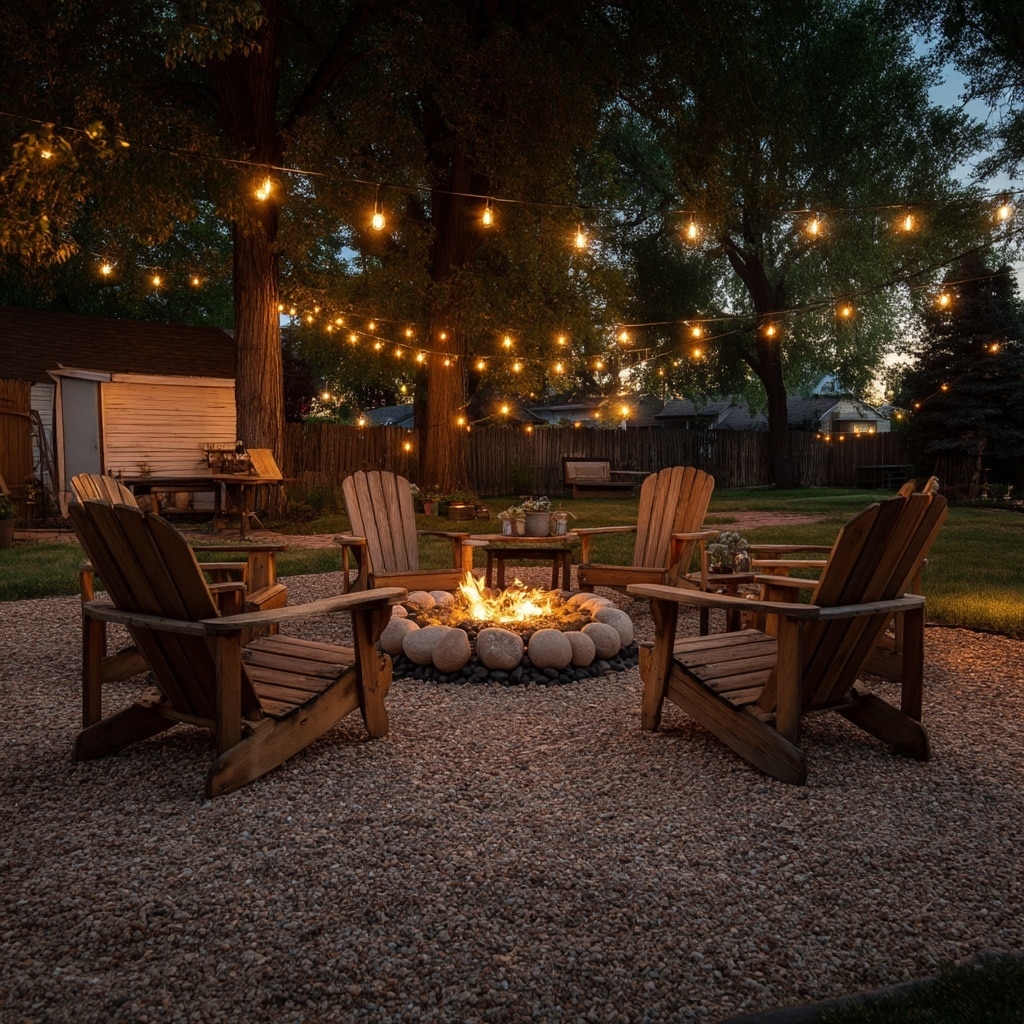 15+ Gravel Backyard Ideas for 2025 (Stylish & Low-Maintenance) 8 Gravel Fire Pit Area