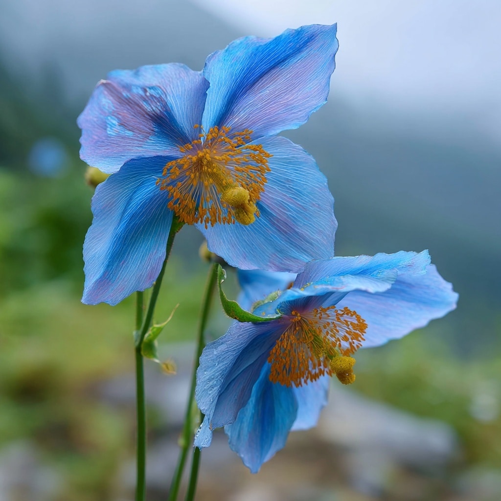 Himalayan Blue Poppy (Meconopsis grandis)