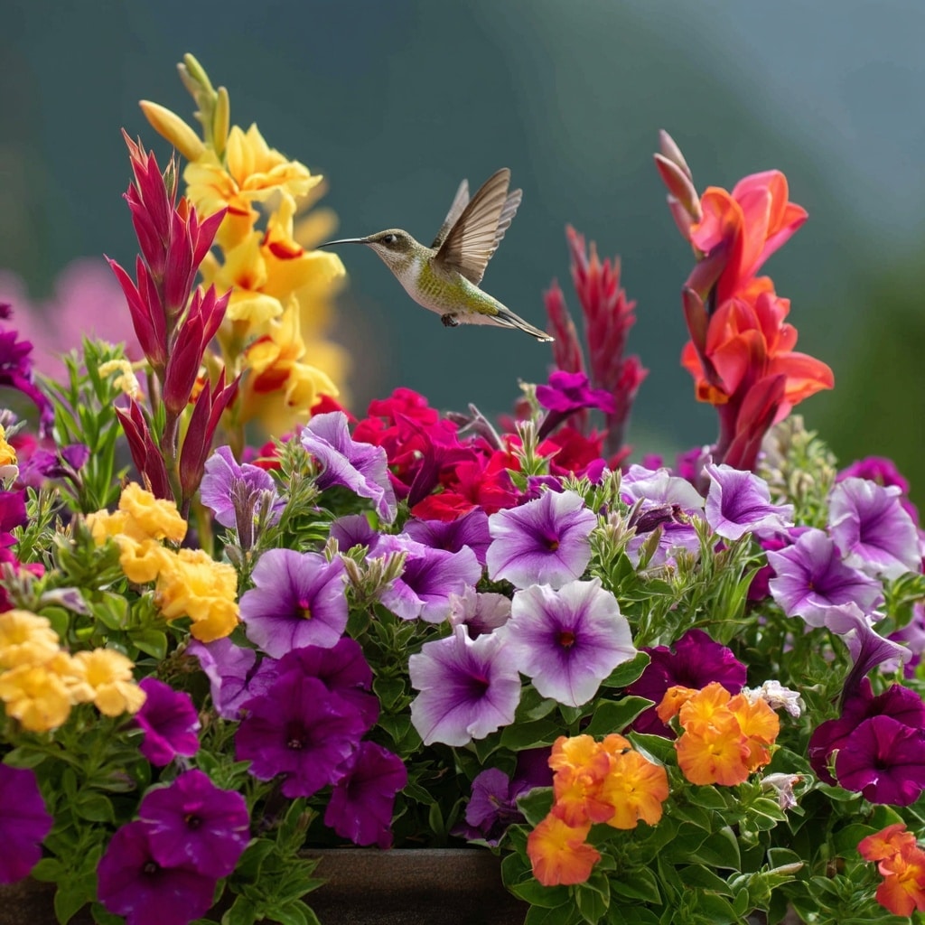 Outdoor Planter Ideas That Attract Hummingbirds