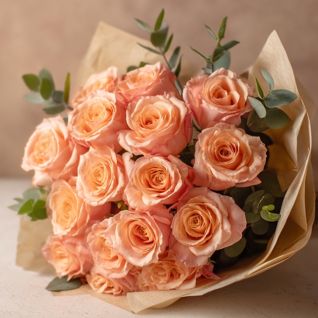 6 Beautiful Roses to Gift Your Love on Rose Day 7 Peach Roses