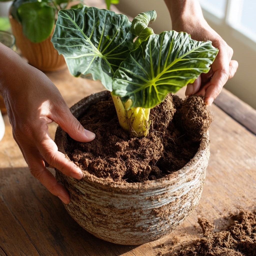 How to Grow and Care for Elephant Ears Plants 9 Potting