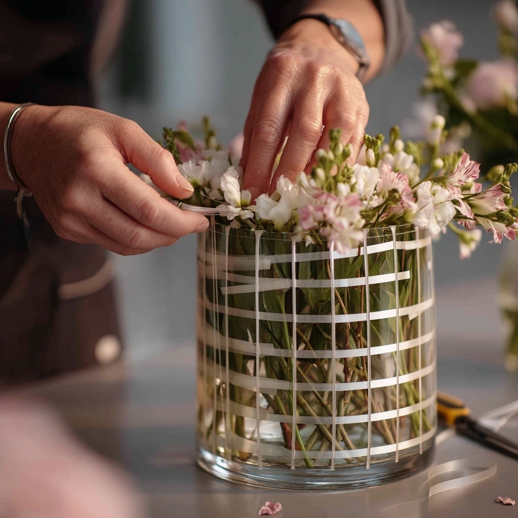 8 Easy Steps to Make Stunning Flower Arrangements 6 Prepare Your Flower Vase
