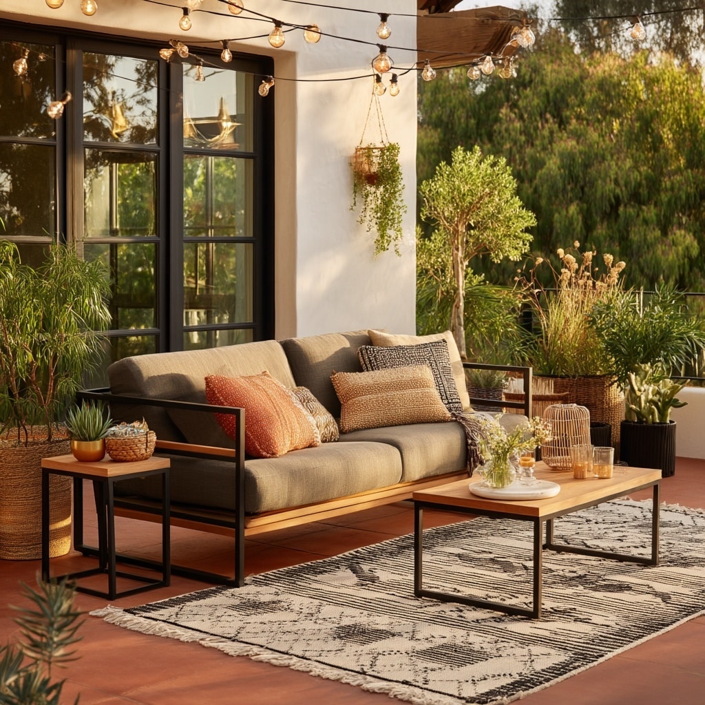 12 Outdoor Ideas for Stylish Backyard Living 2 Sleek, Chic & Trendy Outdoor Furniture Ideas