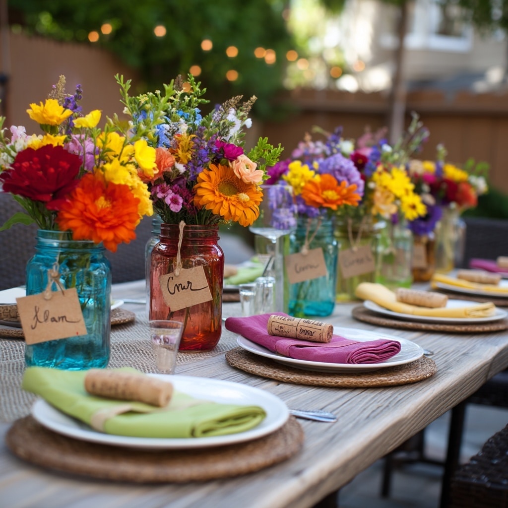 Colorful Backyard Dinner Party Ideas for a Cozy Night