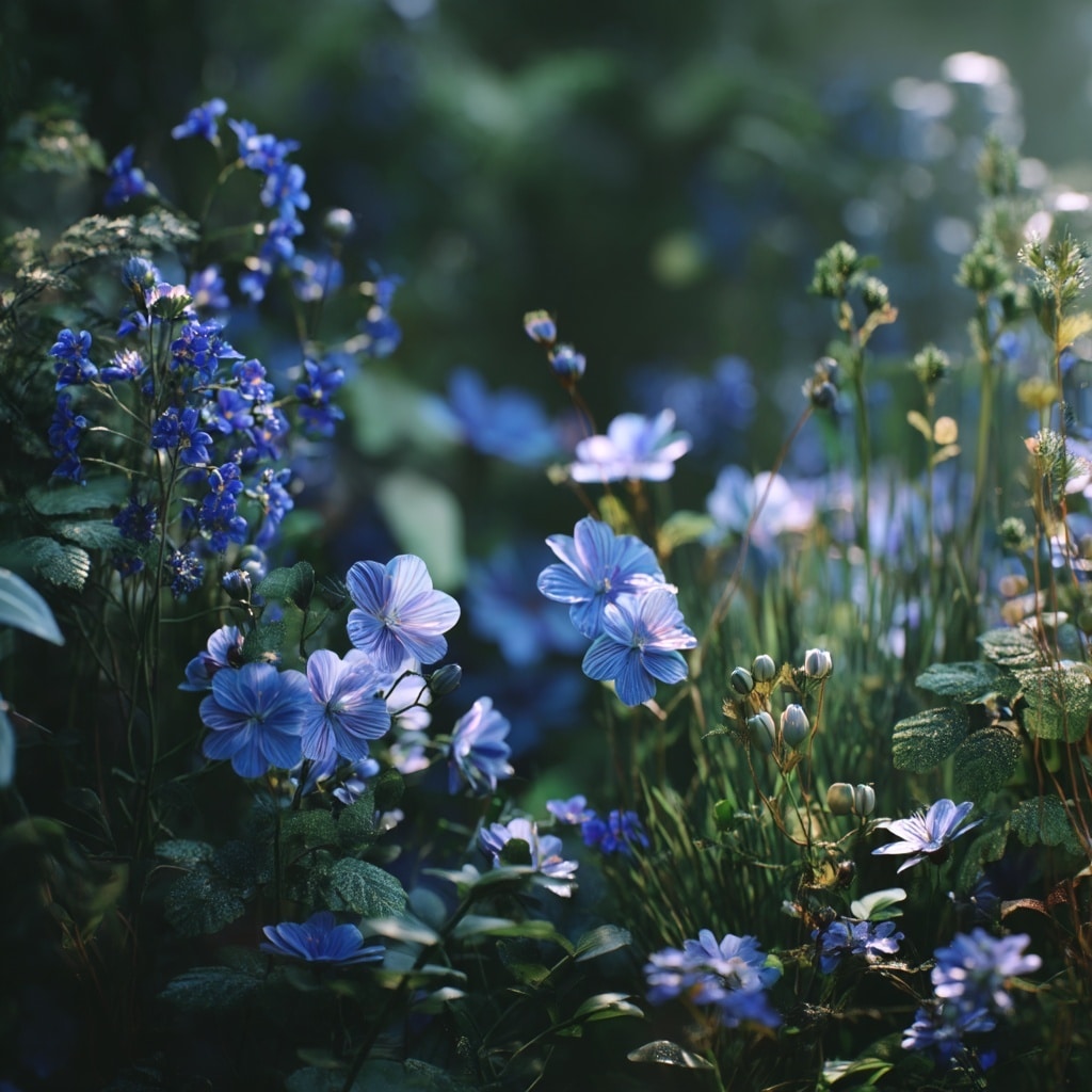 Best Blue Flowers for Sun and Shade All Year