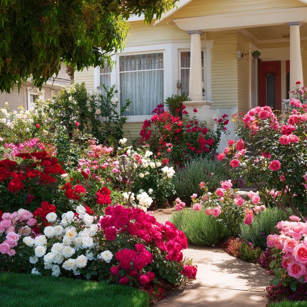 15 Front Yard Rose Garden Ideas for a Stunning Look 13 15 Front Yard Rose Garden Ideas for a Stunning Look