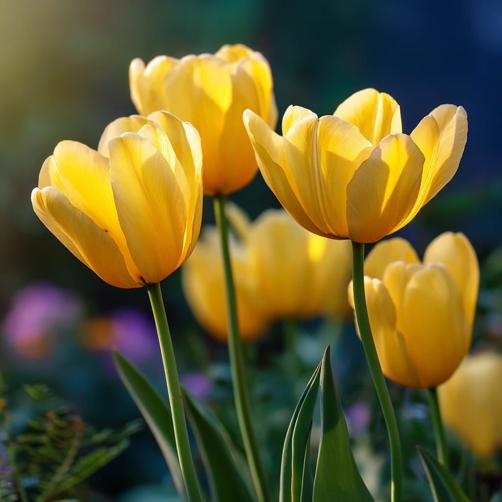 Yellow Tulips: Vibrant Spring Perennial 5 Yellow Tulips: Vibrant Spring Perennial
