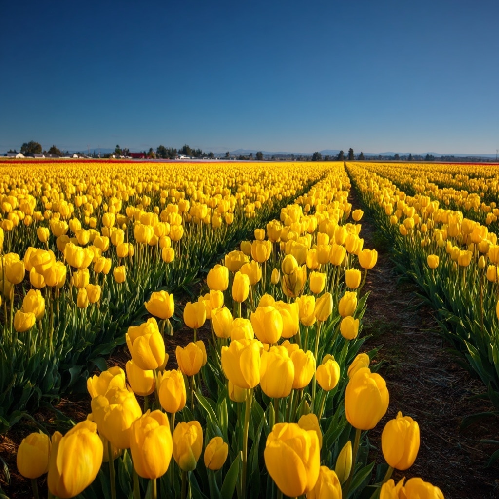 Yellow Tulips: Vibrant Spring Perennial 9 Yellow Tulips: Vibrant Spring Perennial