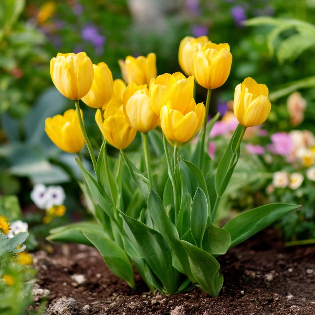Yellow Tulips: Vibrant Spring Perennial 10 Yellow Tulips: Vibrant Spring Perennial