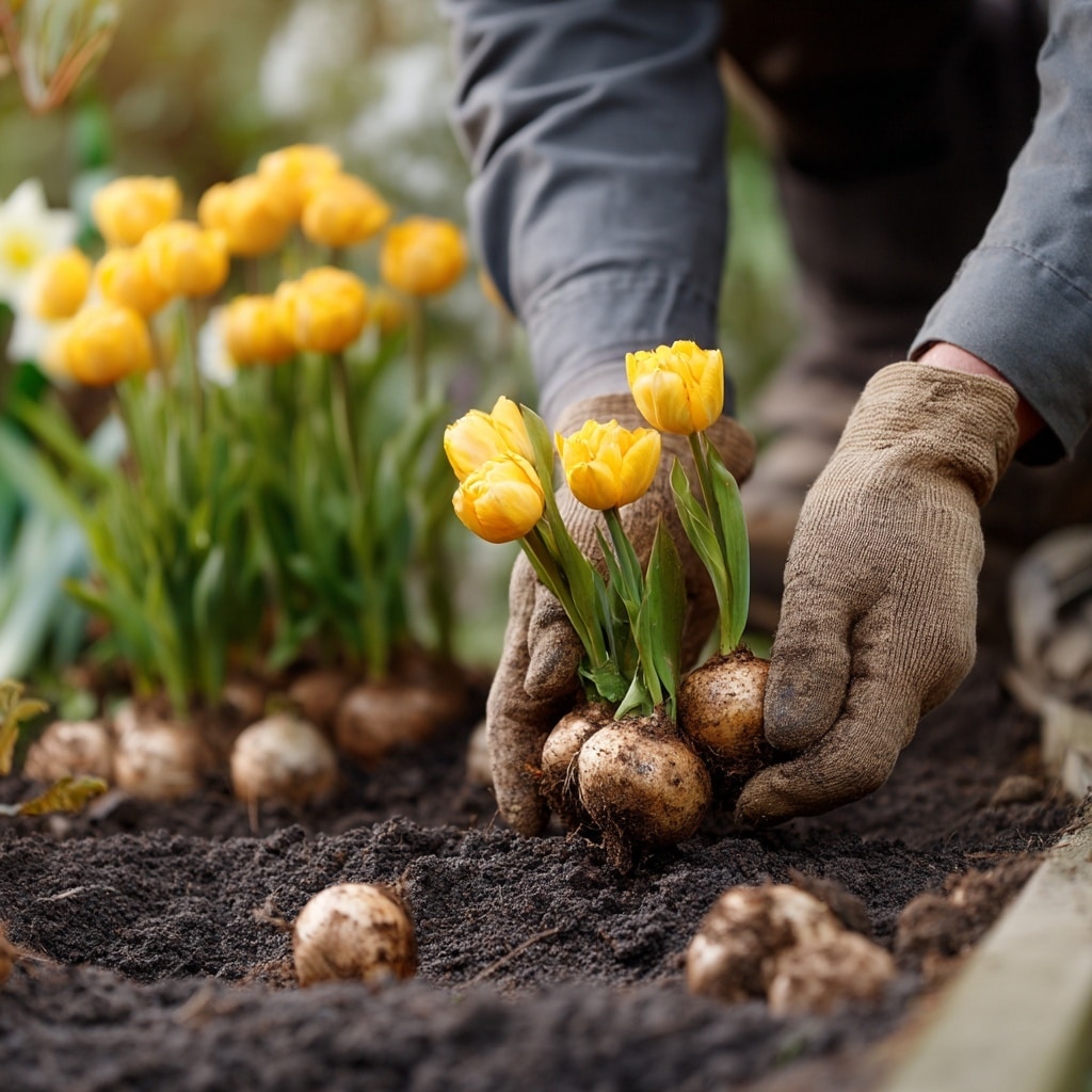 Yellow Tulips: Vibrant Spring Perennial 12 Yellow Tulips: Vibrant Spring Perennial