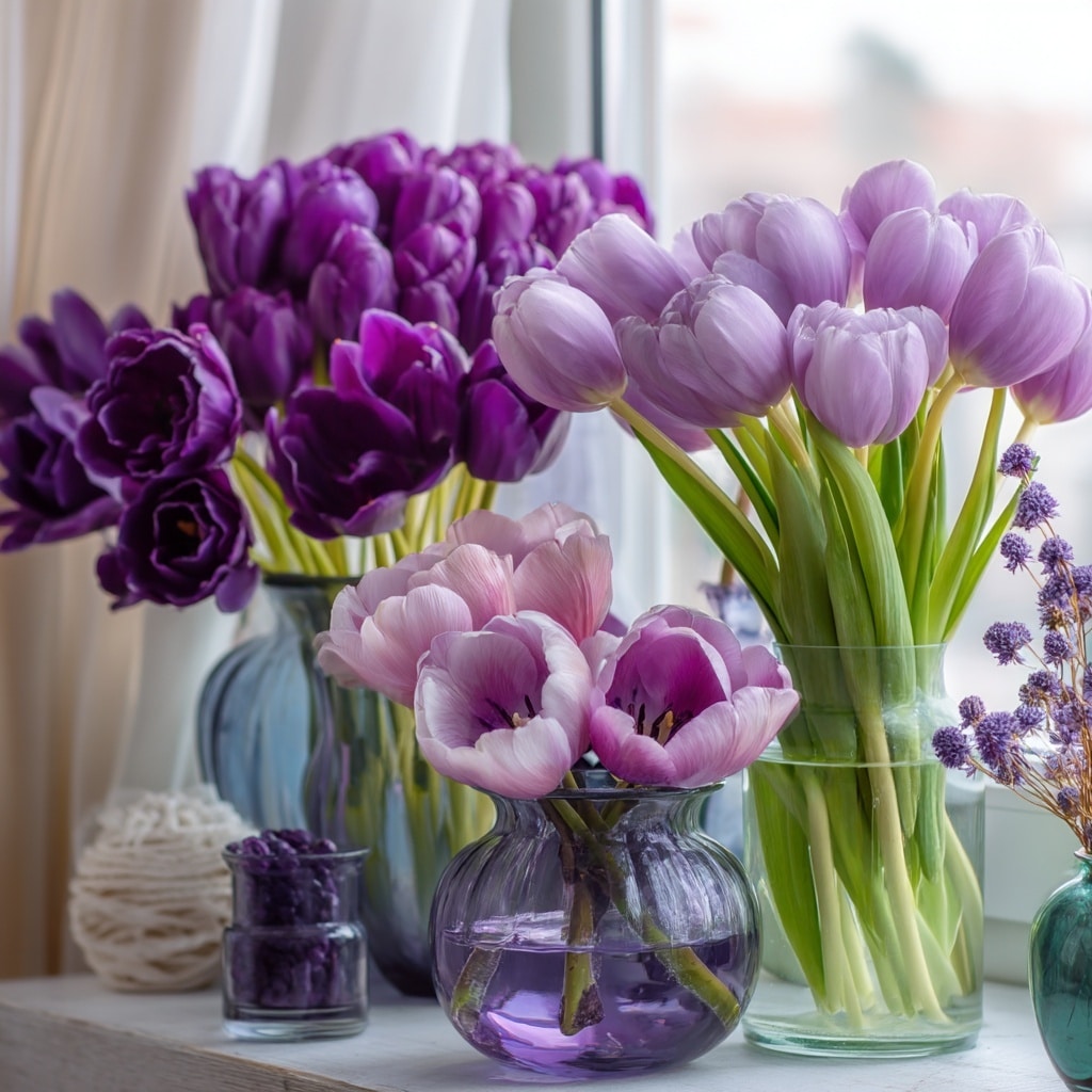 Purple Tulips Meaning & Symbolism