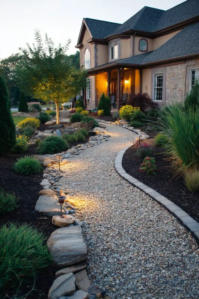 Front Yard Landscape Ideas With Natural Stone 7 Front Yard Landscape Ideas With Natural Stone