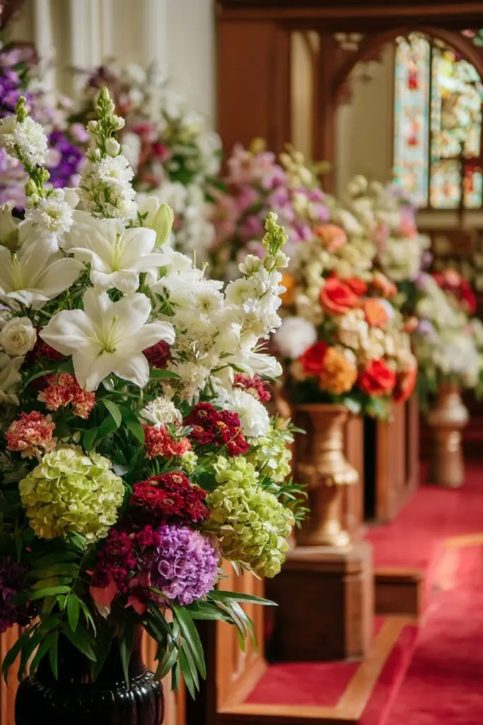 Church floral arrangements 4 Church floral arrangements