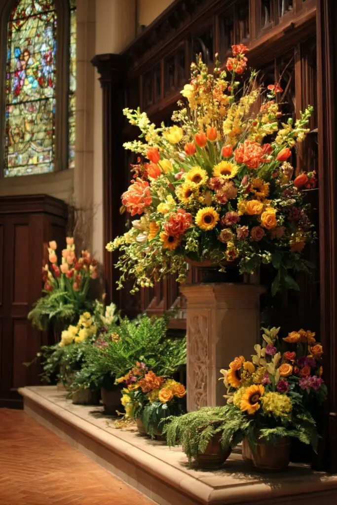 Church floral arrangements 5 Church floral arrangements