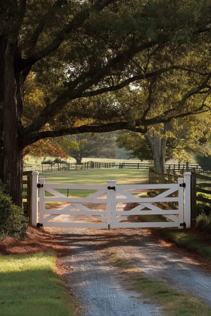 8 Farmhouse Driveway Entrance Ideas 5 8 Farmhouse Driveway Entrance Ideas