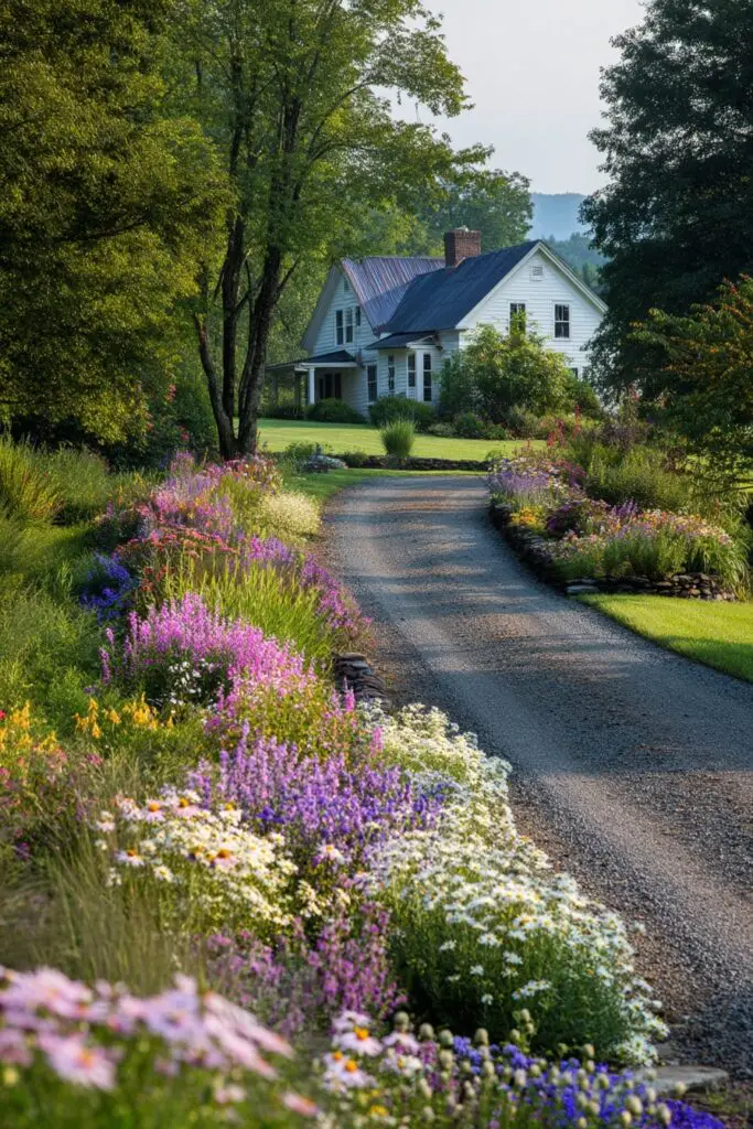 8 Farmhouse Driveway Entrance Ideas 6 8 Farmhouse Driveway Entrance Ideas