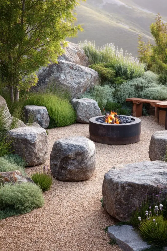 10 Boulder Landscaping Ideas to Shape Your Garden 7 10 Boulder Landscaping Ideas to Shape Your Garden