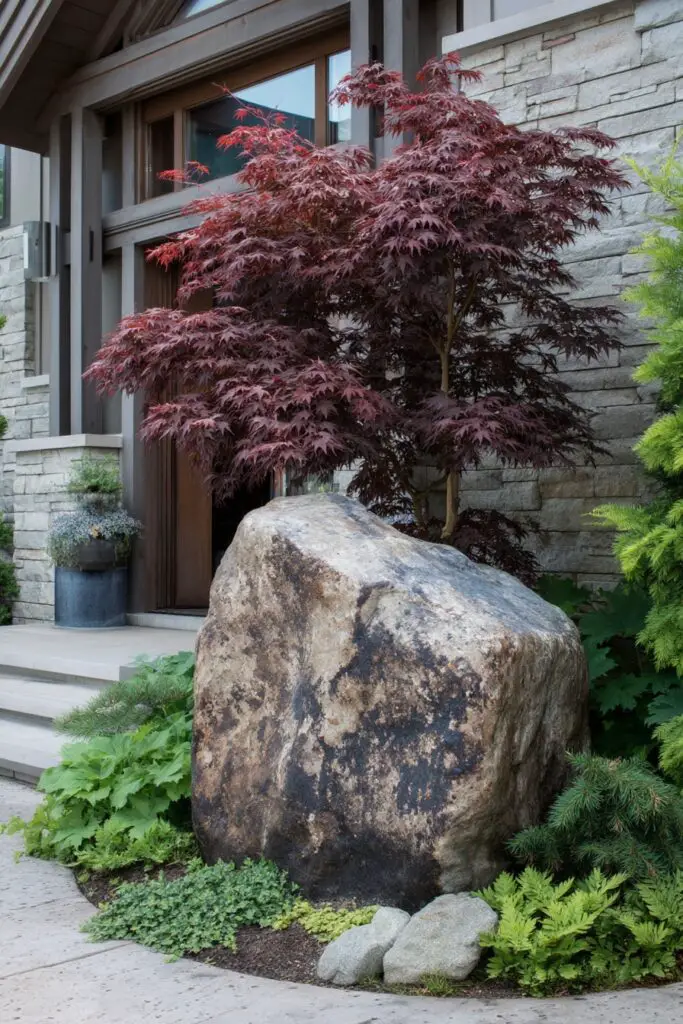 10 Boulder Landscaping Ideas to Shape Your Garden 10 10 Boulder Landscaping Ideas to Shape Your Garden