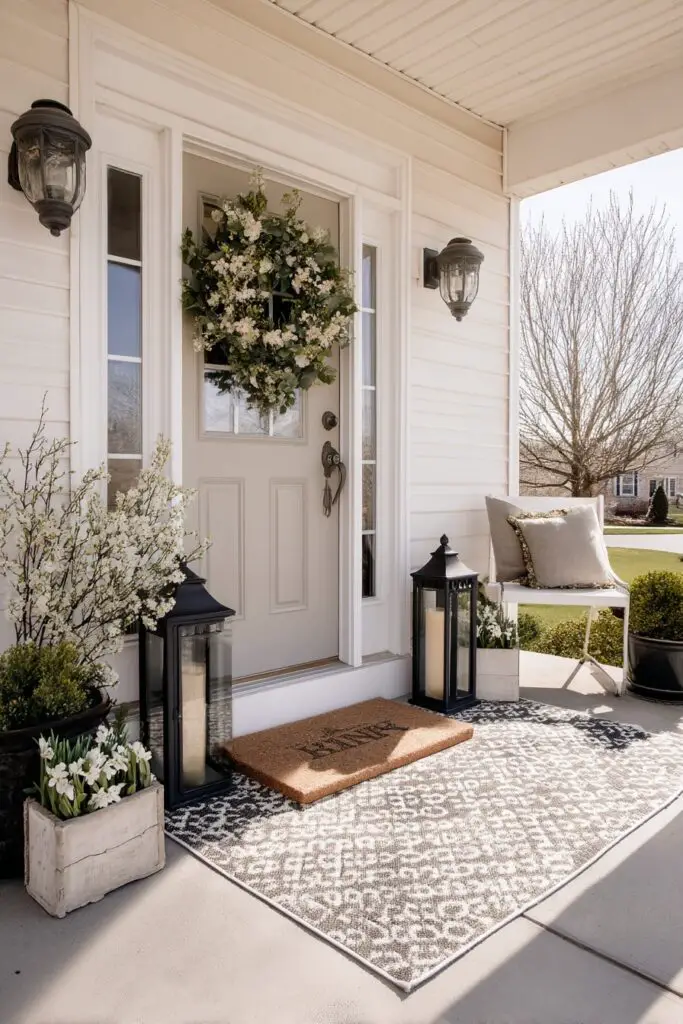 Spring porch decor 2 Spring porch decor