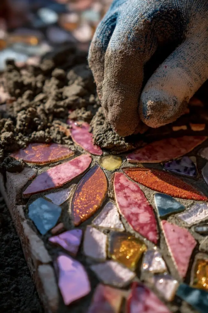 DIY Mosaic Stepping Stones – Simple Garden Project 6 DIY Mosaic Stepping Stones – Simple Garden Project