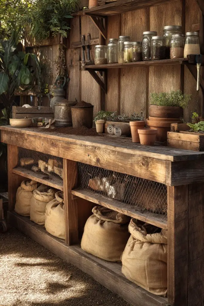 5 Creative Potting Bench Ideas 4 5 Creative Potting Bench Ideas