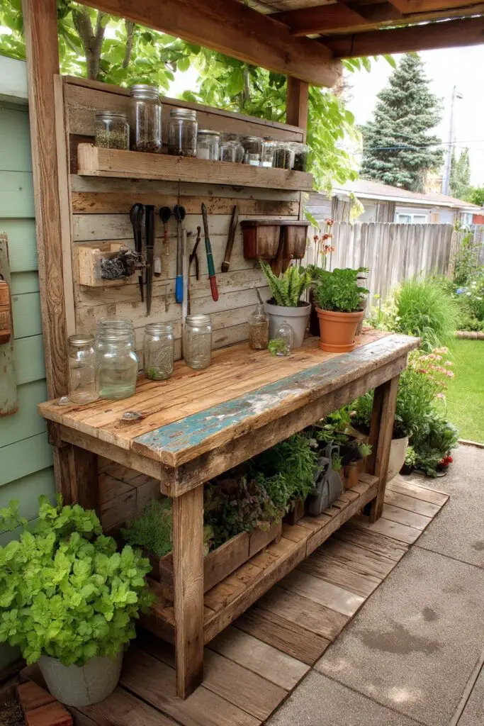 5 Creative Potting Bench Ideas 2 5 Creative Potting Bench Ideas
