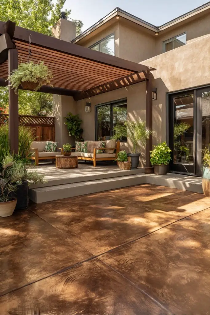 5 Concrete Patio Ideas for Stylish Backyards 3 5 Concrete Patio Ideas for Stylish Backyards