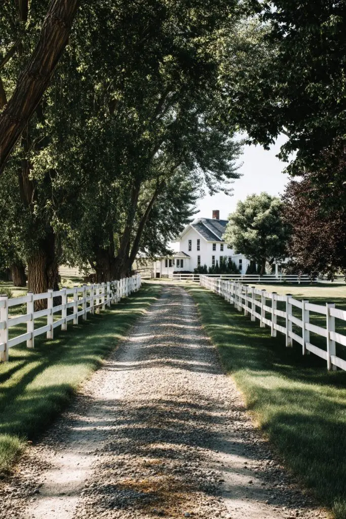 8 Farmhouse Driveway Entrance Ideas 2 8 Farmhouse Driveway Entrance Ideas