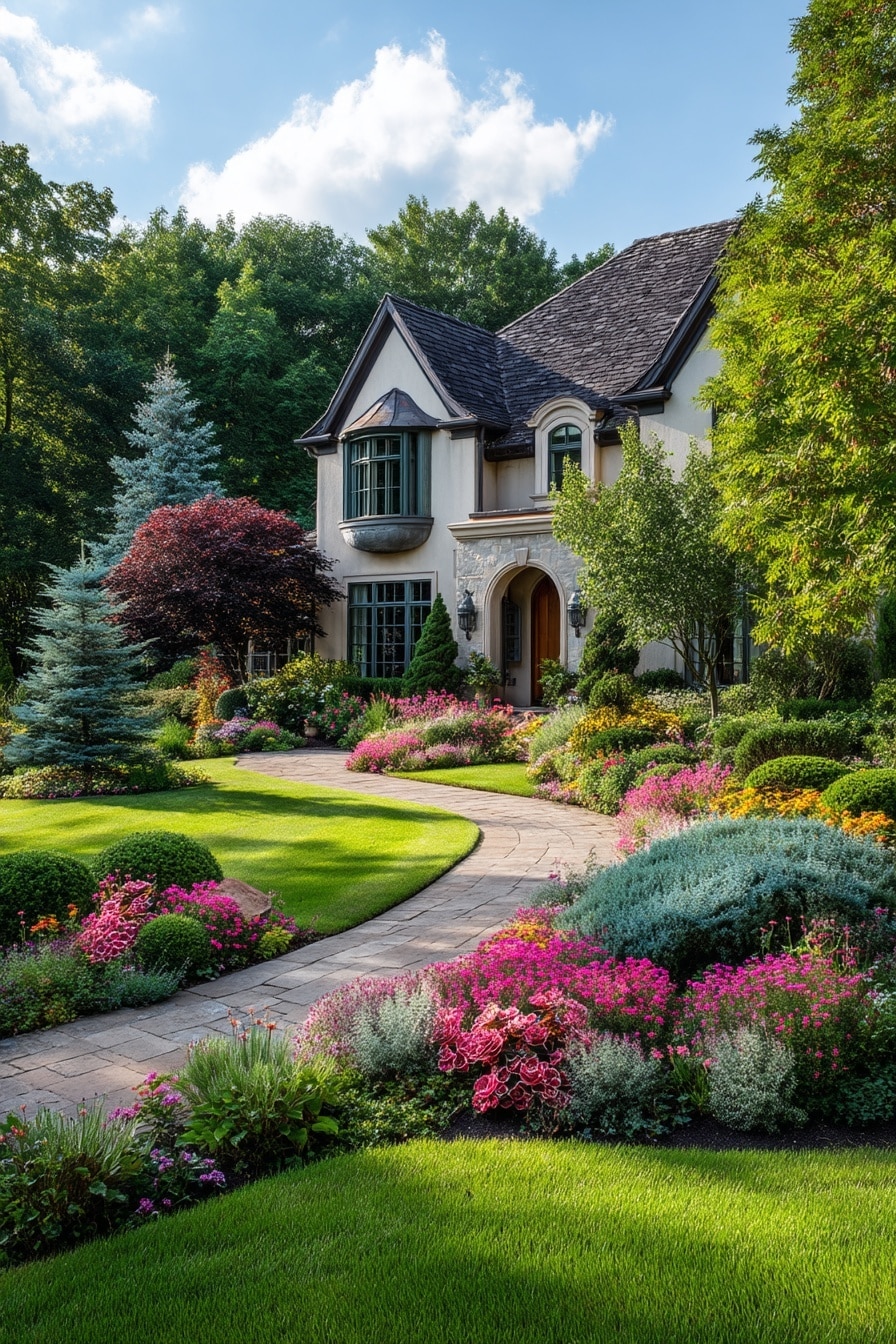 10 Stunning Flower Bed Ideas for Your Front Yard