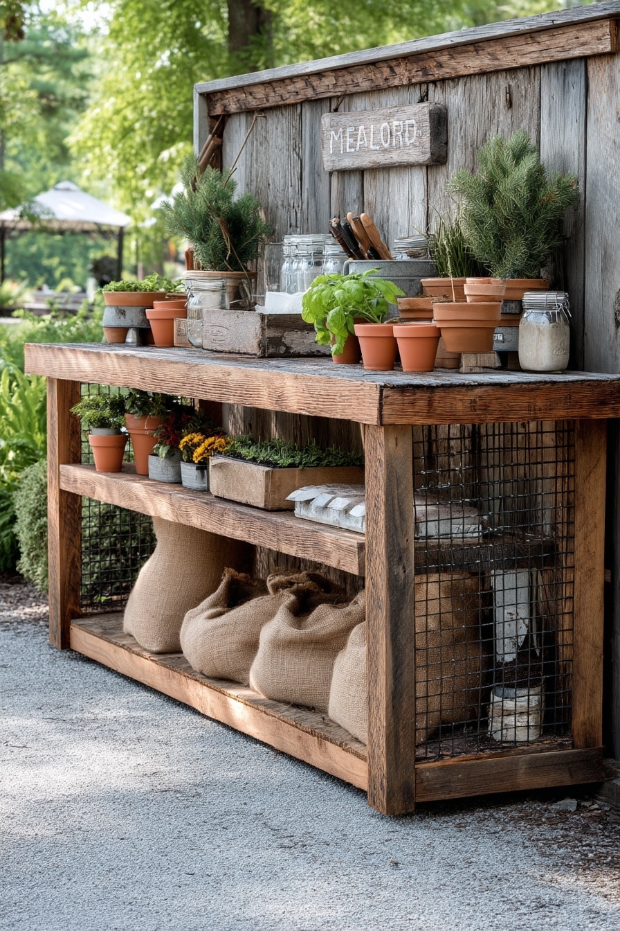 5 Creative Potting Bench Ideas