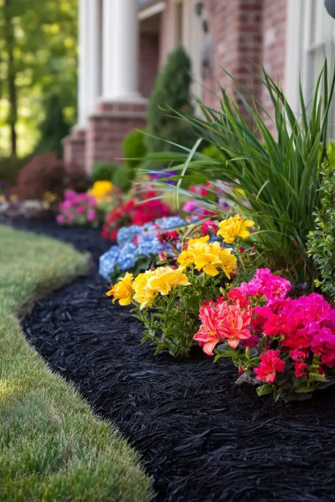 Best Black Mulch Landscaping Ideas 2 Best Black Mulch Landscaping Ideas